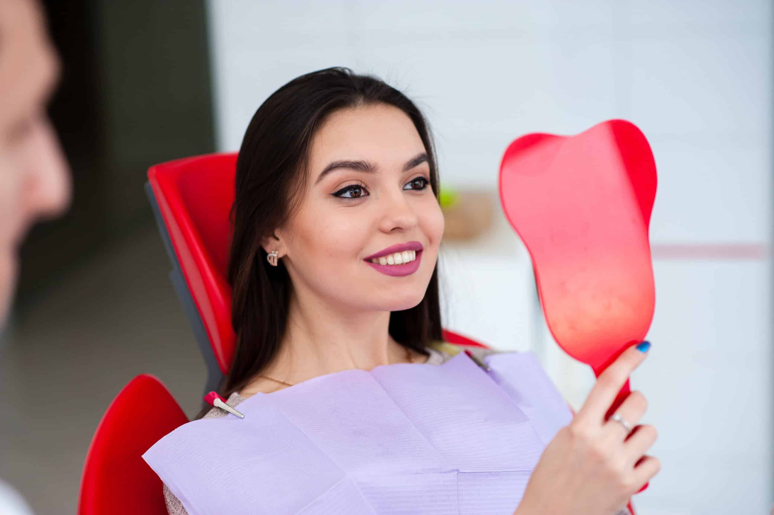 Patient smiling with confidence